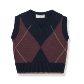 1+IN THE FAMILY ARGYLE VEST